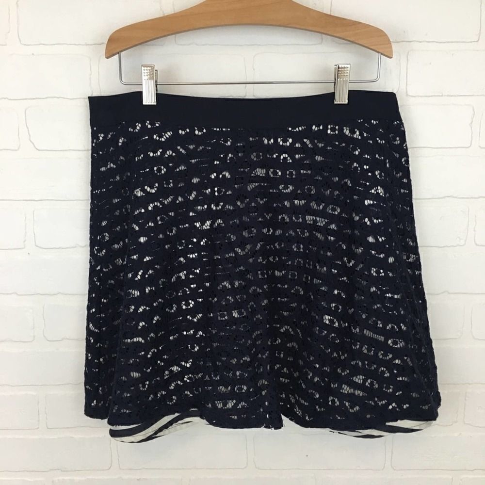 The Limited Lace Overlay Skirt